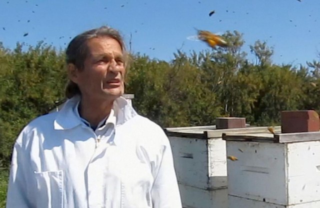 Jacques, at one of our apiaries, in 2011