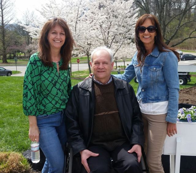 My sisters and I at Cincinnati's Krohn Conservatory
