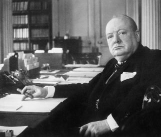 Churchill used a cigar, not a pen. Cool, eh?